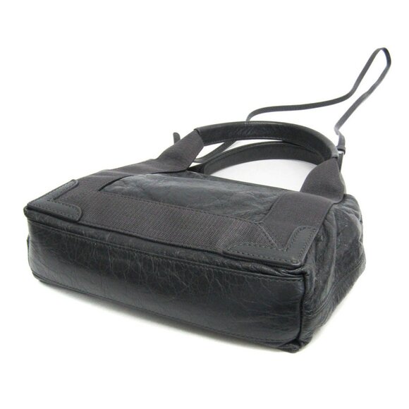 BALENCIAGA Gray Leather Shoulder Bag - Picture 3 of 15